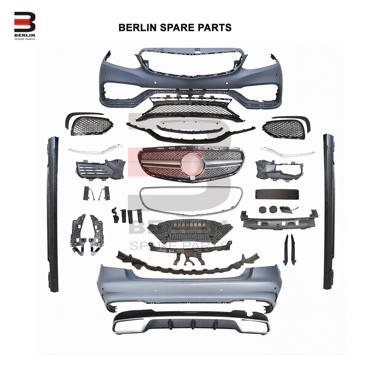 Mercedes E-Class W212 (2014-2016), Body Kit Upgrade to AMG E63 Look, China