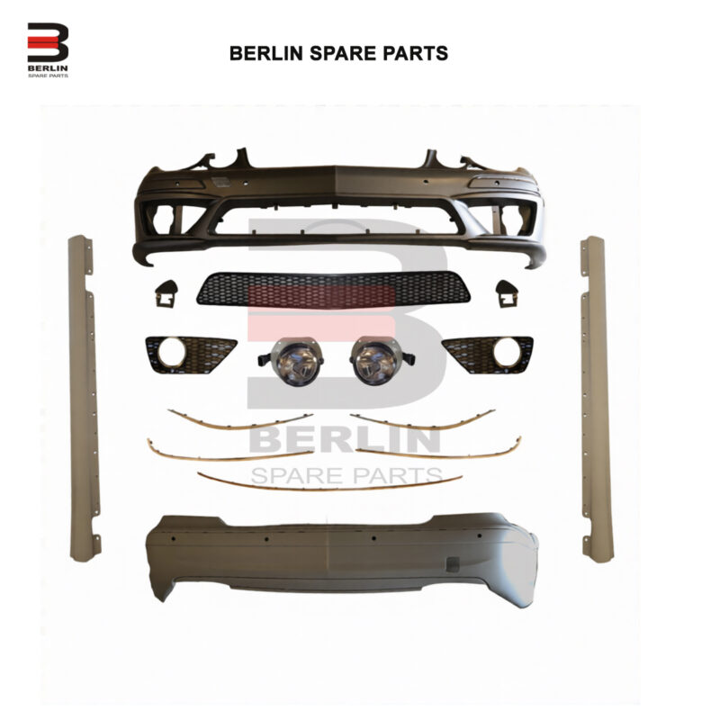 Mercedes E-Class W211 (2006-2009), Body Kit Upgrade to AMG E63 with PDC / Washer (Plastic Mesh), Taiwan