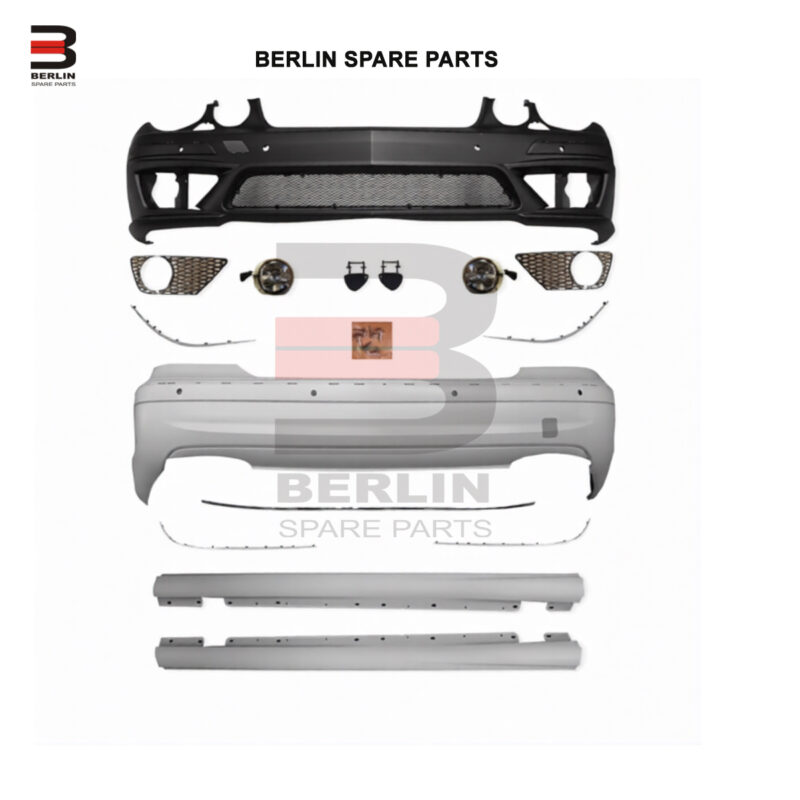 Mercedes E-Class W211 (2006-2009), Body Kit Upgrade to AMG E63 with PDC / Washer (Steel Mesh), Taiwan