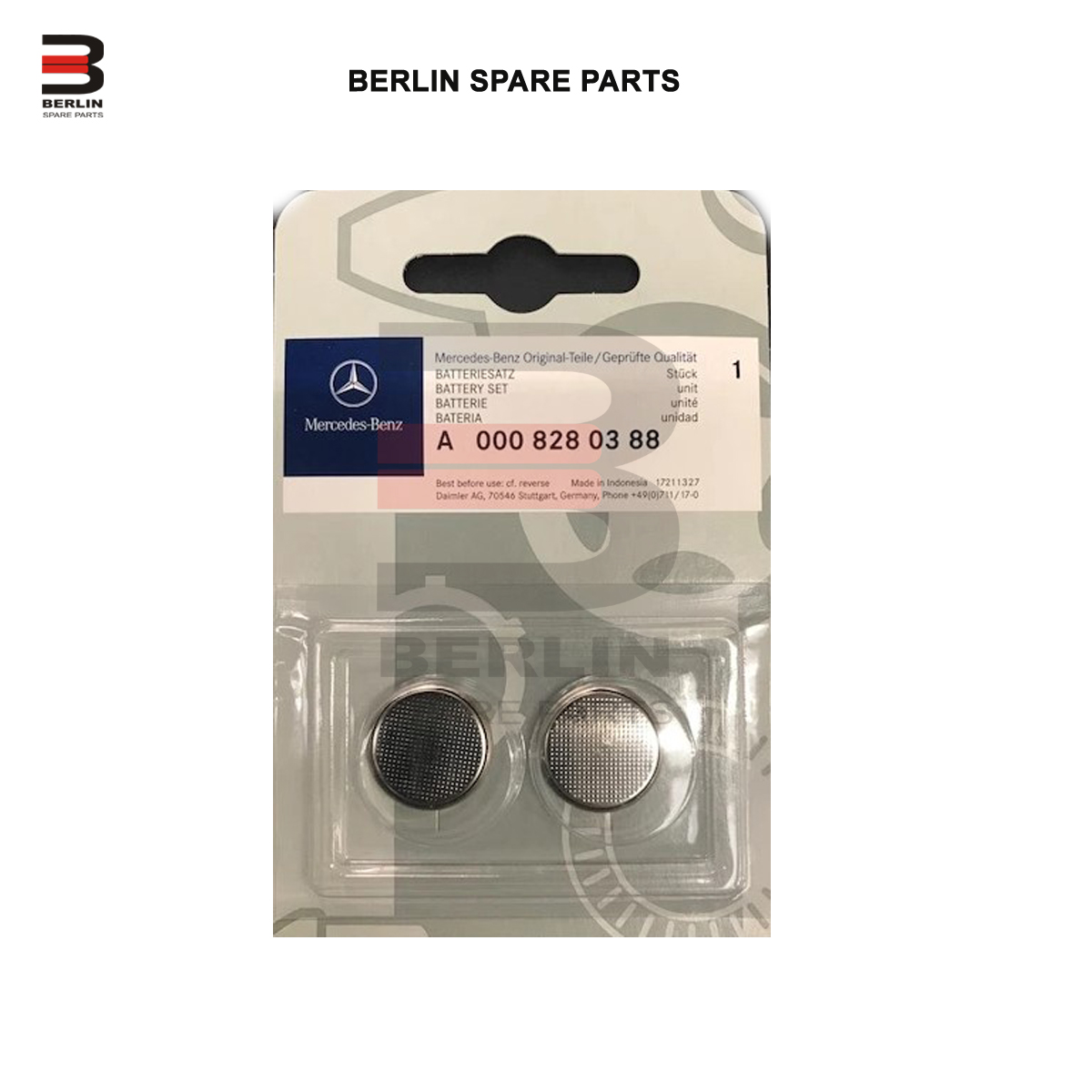 MERCEDES-BENZ CLA Class W117 REMOTE CONTROL BATTERY PACK, ORIGINAL MERCEDES, A0008280388