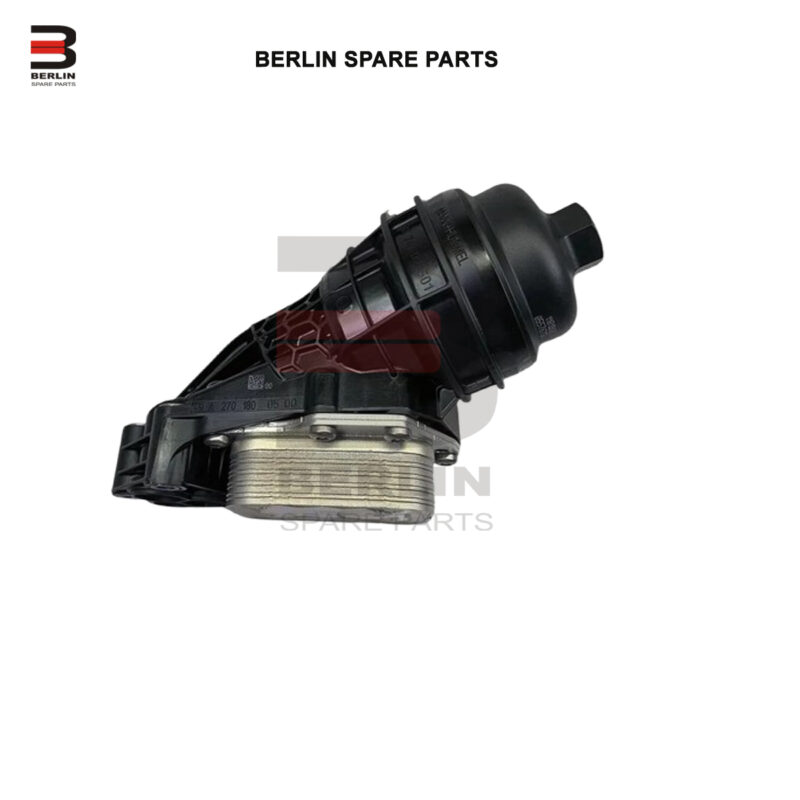 MERCEDES-BENZ CLA CLASS W117 ENGINE OIL COOLER, WITH OIL FILTER HOUSING, ORIGINAL MERCEDES, A2701800500