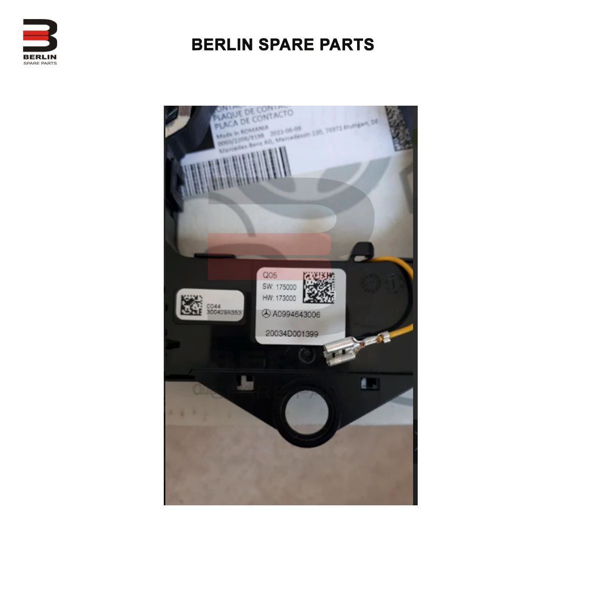 MERCEDES BENZ M CLASS,GL CLASS,C CLASS,E CLASS,S CLASS COUPE,S CLASS,E CLASS COUPE,GLE CLASS CONTACT PLATE A0994643006, W166 W205 W213 C217 W222 C238 W292 CONTACT PLATE - Image 2