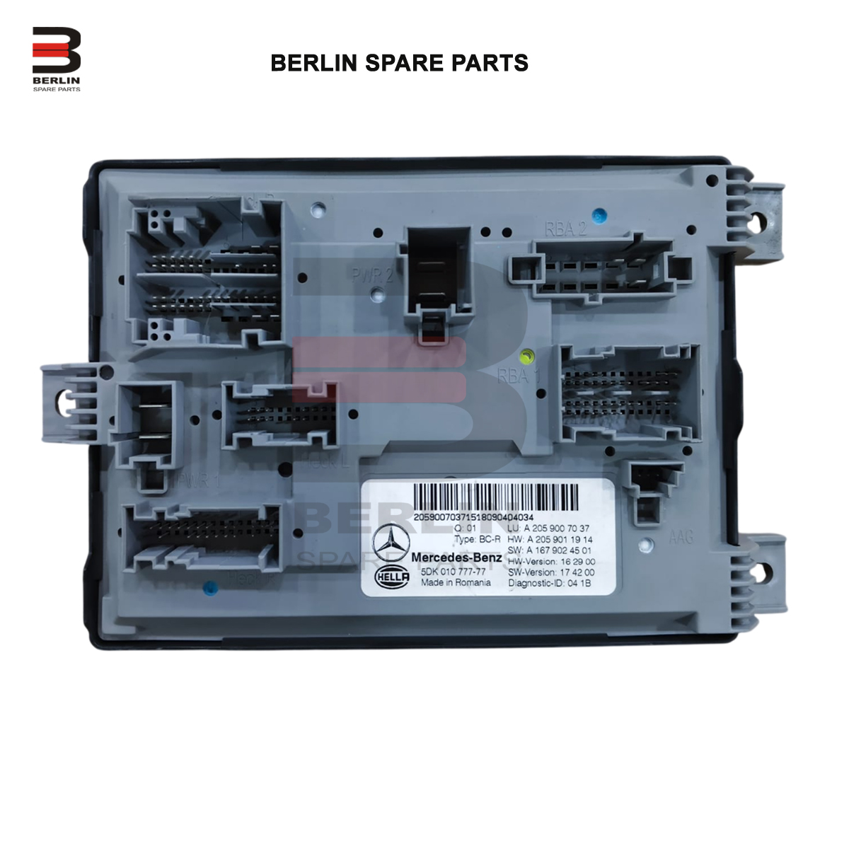 MERCEDES-BENZ C CLASS W205 SAM CONTROL MODULE, USED PARTS,2059007037