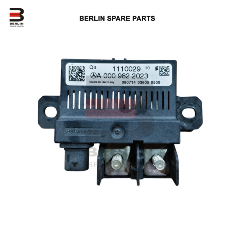 MERCEDES-BENZ C CLASS W204 BATTERY CONTROL MODULE, USED PARTS, 0009822023