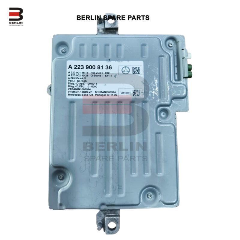 MERCEDES-BENZ S CLASS W223  DISPLAY CONTROL MODULE , USED PARTS, 2239008136