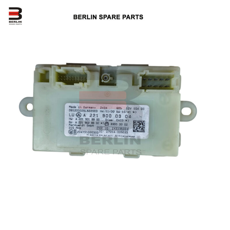 MERCEDES-BENZ S CLASS  W221  KEYLESS-GO CONTROL MODULE, USED PARTS, 2219000304