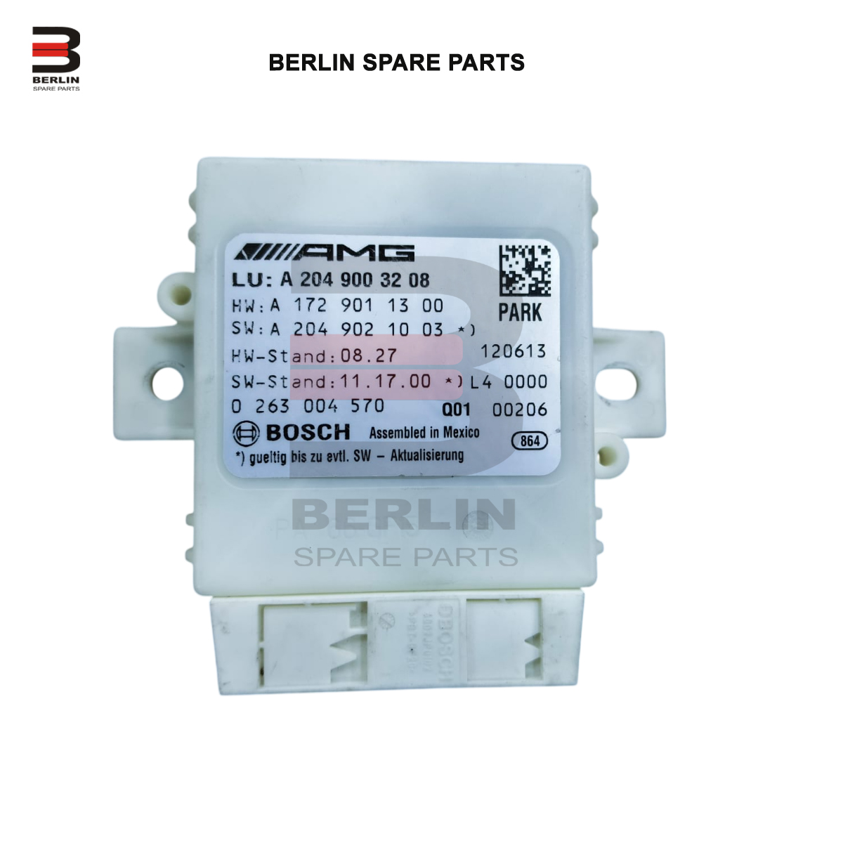 MERCEDES-BENZ C CLASS W204 PARKTRONIC CONTROL MODULE, ATC, 2049003208