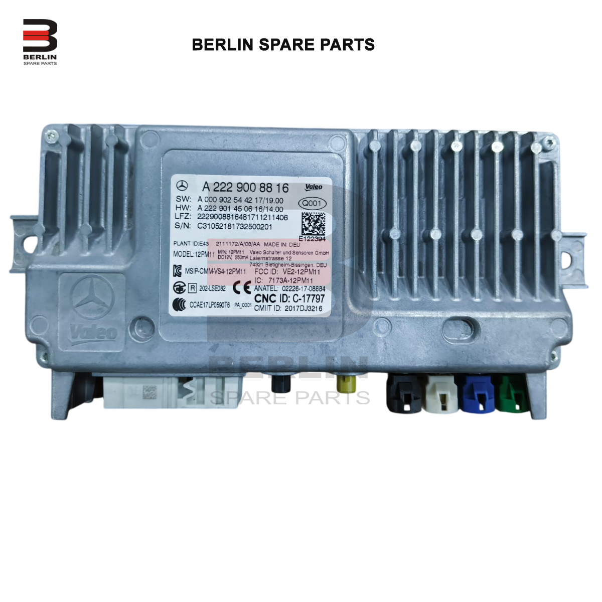 MERCEDES BENZ S CLASS W222 AMG SURROUND CAMERAS CONTROL MODULE ECU,ATC, 2229008816