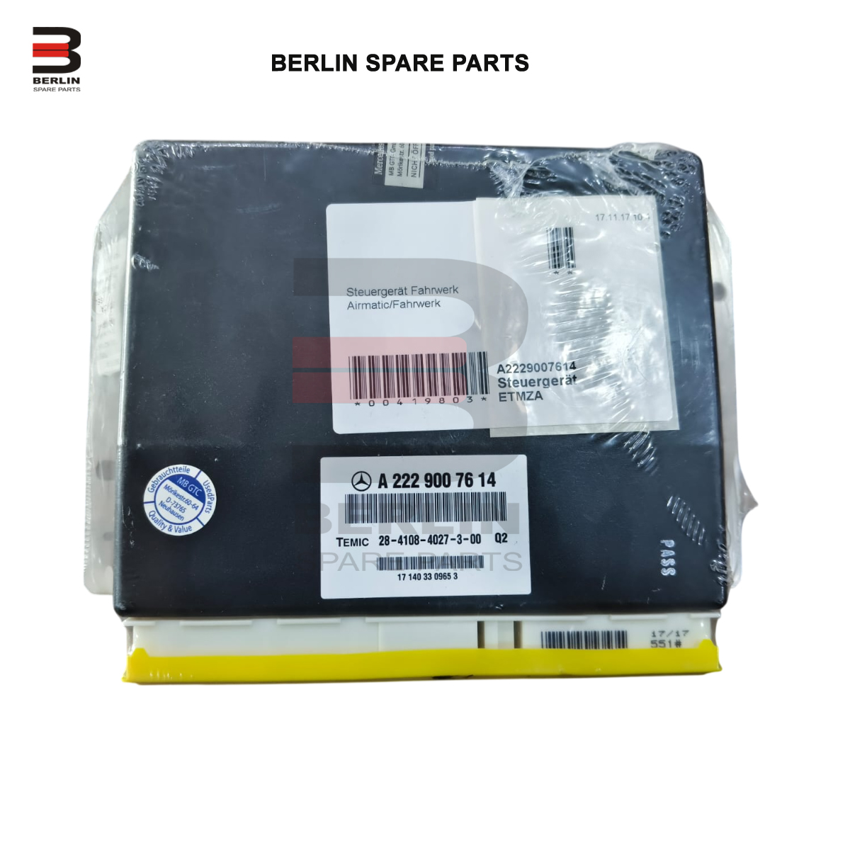 MERCEDES-BENZ S CLASS W222 SUSPENSION CONTROL UNIT, ATC, 2229007614