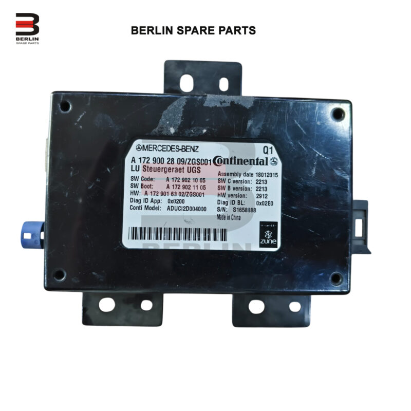 MERCEDES-BENZ C CLASS W204 TELEMATICS CONTROL MODULE, USED PARTS, 1729002809