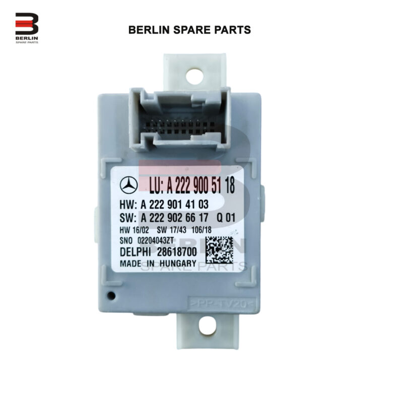 MERCEDES-BENZ C CLASS W205 INTERIOR LIGHT  CONTROL MODULE,USED PARTS, 2229005118