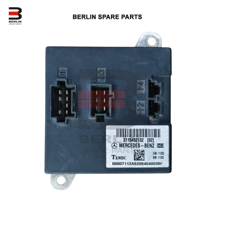 MERCEDES-BENZ E CLASS W211 BODY CONTROL MODULE, USED PARTS, 2115452132
