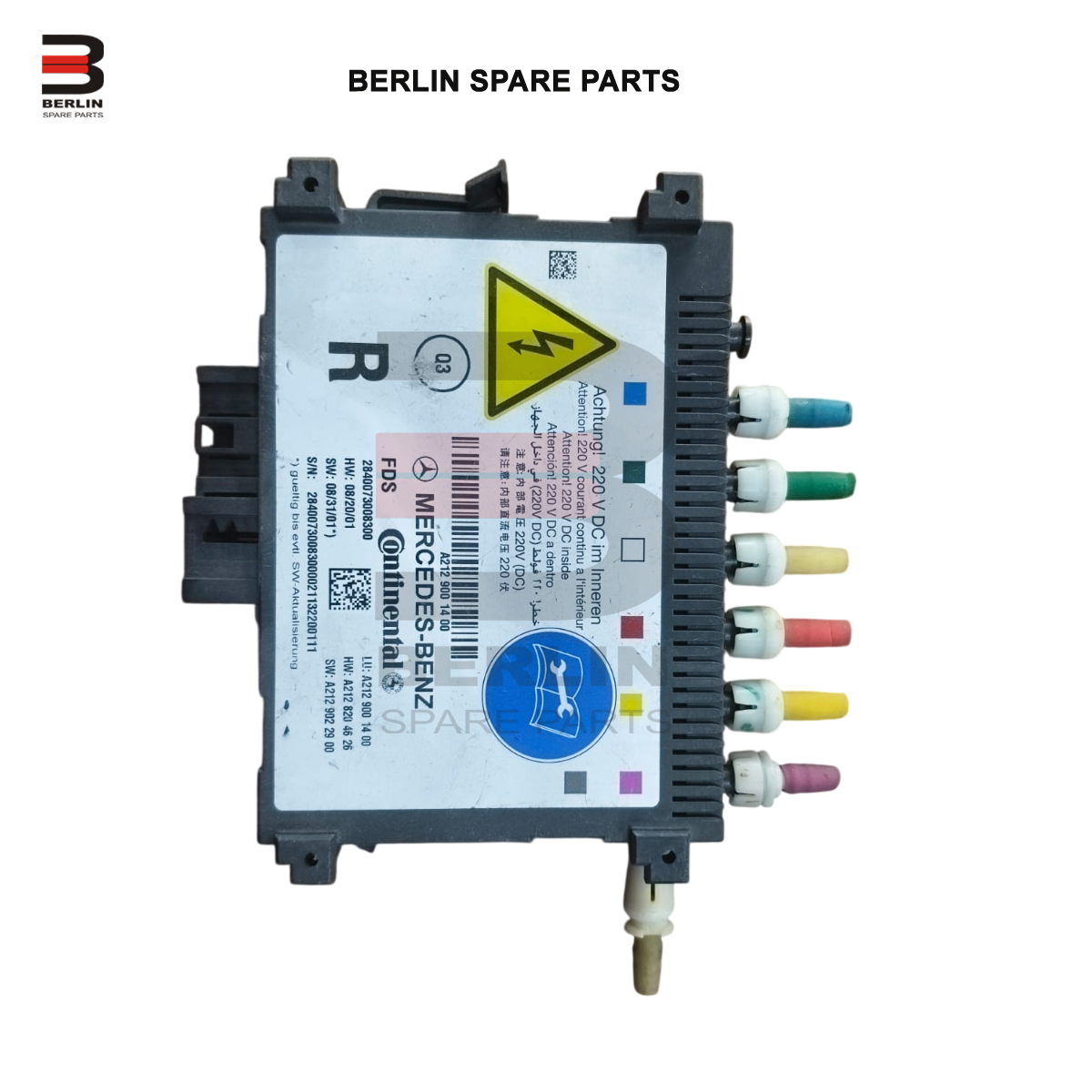 MERCEDES-BENZ E CLASS W212 CONTROL MODULE, USED PARTS, 2129001400 - Image 2