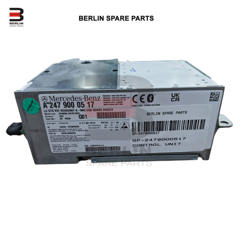 MERCEDES-BENZ GLA CLASS H247  AUDIO RECIVER CONTROL MODULE , USED PARTS,2479000517
