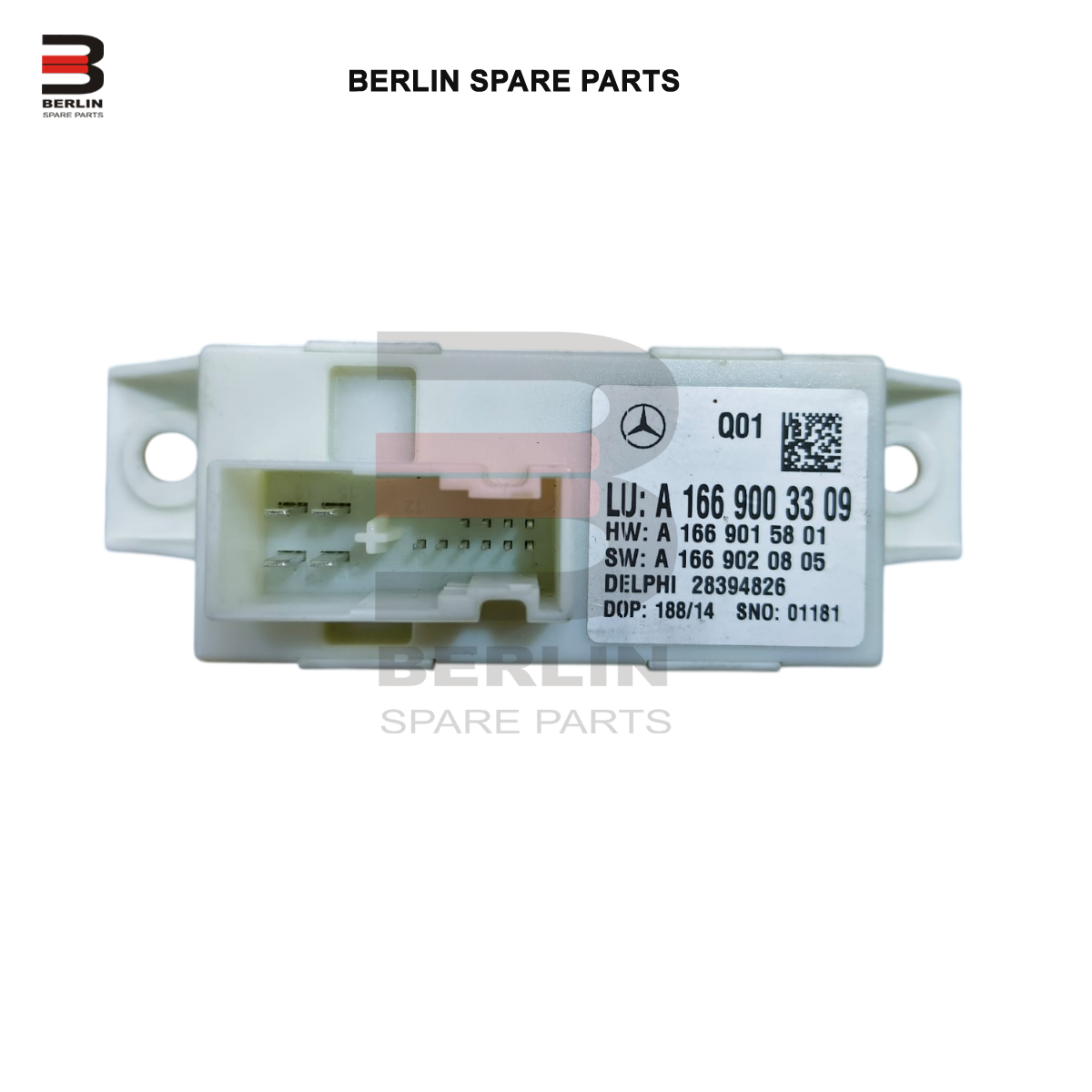 MERCEDES-BENZ C CLASS W204 HEADLIGHT CONTROL MODULE,USED PARTS,1669003401