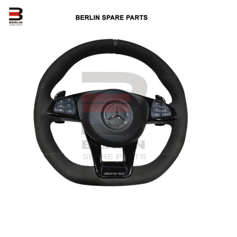 MERCEDES-BENZ C CLASS W205 STEERING  WHEEL LEATHER WITH AIRBAG AMG