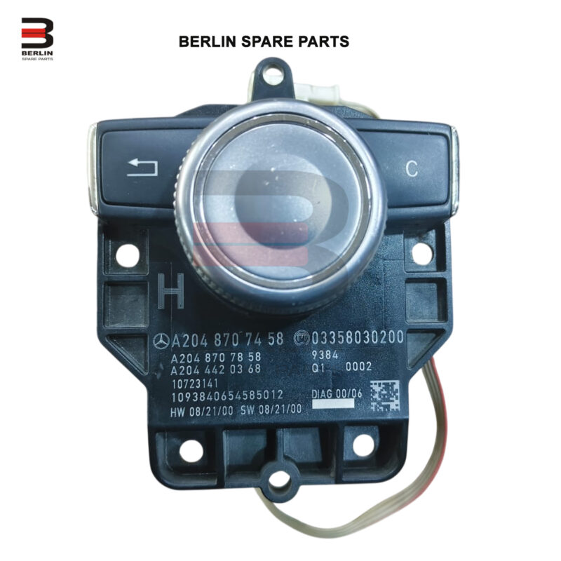 MERCEDES BENZ C CLASS W204 COMMAND CONTROLLER  SWITCH, USED PARTS, 2048707458