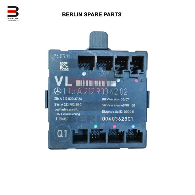 MERCEDES-BENZ E CLASS  W212  DOOR CONTROL MODULE, USED PARTS, 2129004202