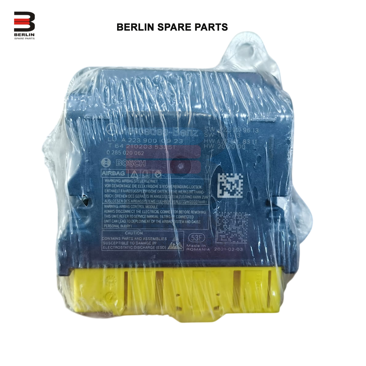 MERCEDES-BENZ S CLASS W223 AIR BAG CONTROL UNIT, ATC, 2239000923