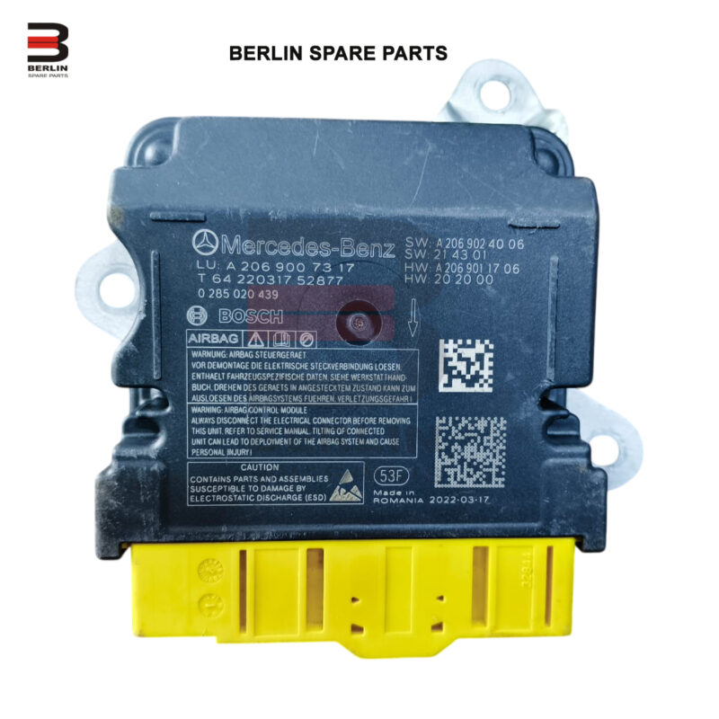 MERCEDES-BENZ C CLASS  W206  AIR BAG CONTROL UNIT, ATC, 2069007317