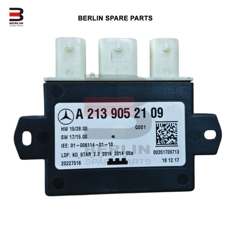MERCEDES-BENZ E CLASS  W213  TAILGATE CONTROL UNIT, USED PARTS, 2139052109
