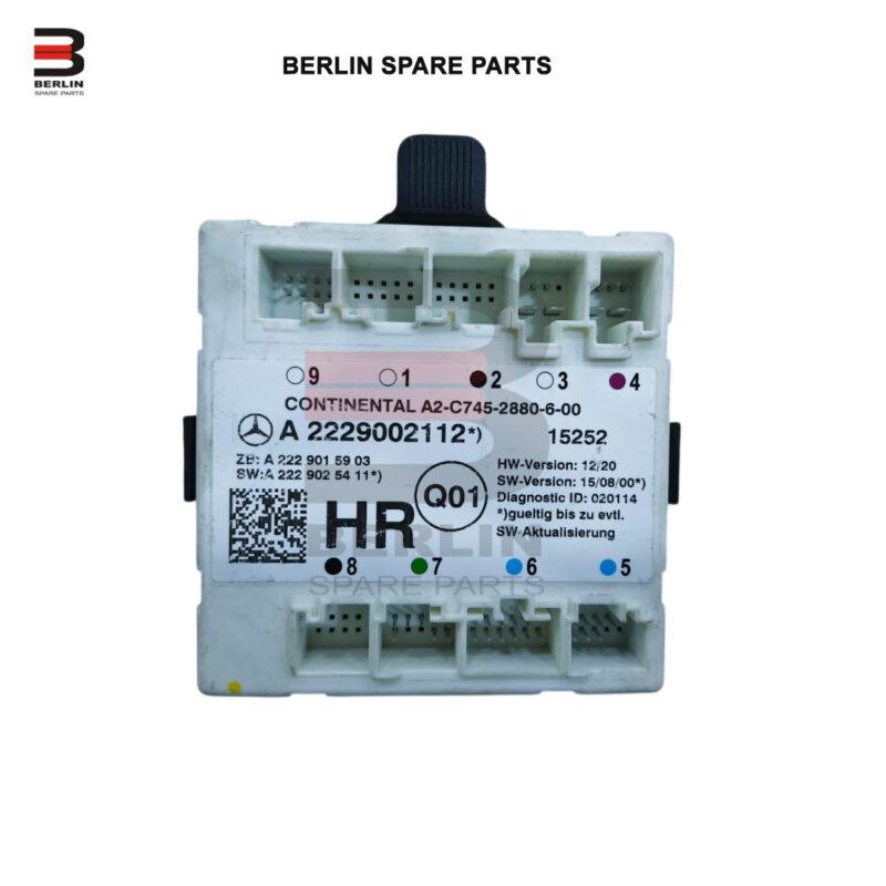 MERCEDES-BENZ C CLASS  W205  DOOR CONTROL MODULE, USED PARTS, 2229002112