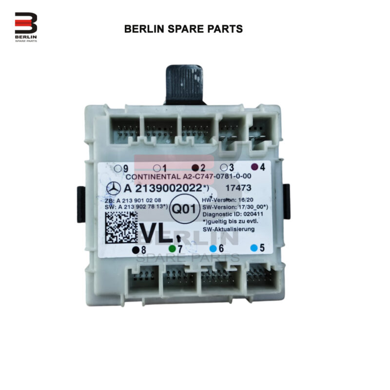 MERCEDES-BENZ C CLASS  W205  DOOR CONTROL MODULE, USED PARTS, 2139002022