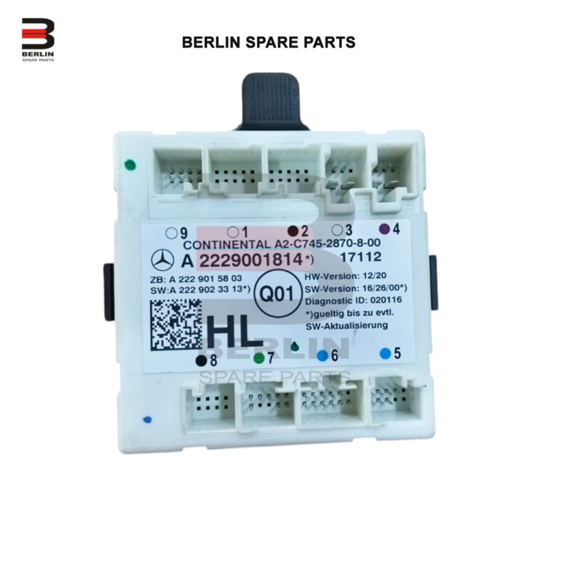 MERCEDES-BENZ C CLASS  W205  DOOR CONTROL MODULE, USED PARTS, 2229001814