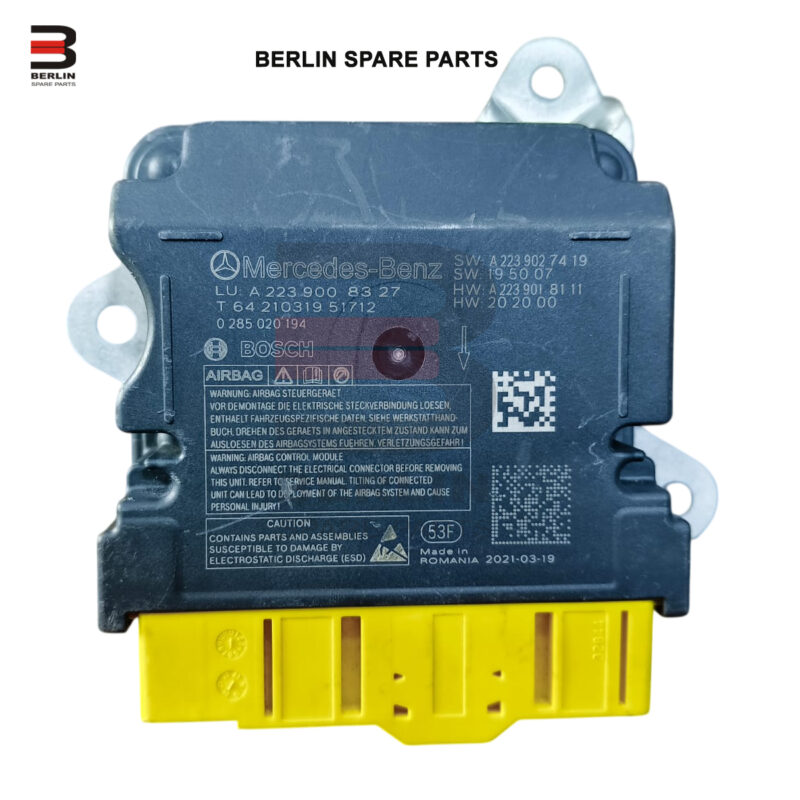 MERCEDES-BENZ S CLASS  W223  AIR BAG CONTROL UNIT, ATC, 2239008327