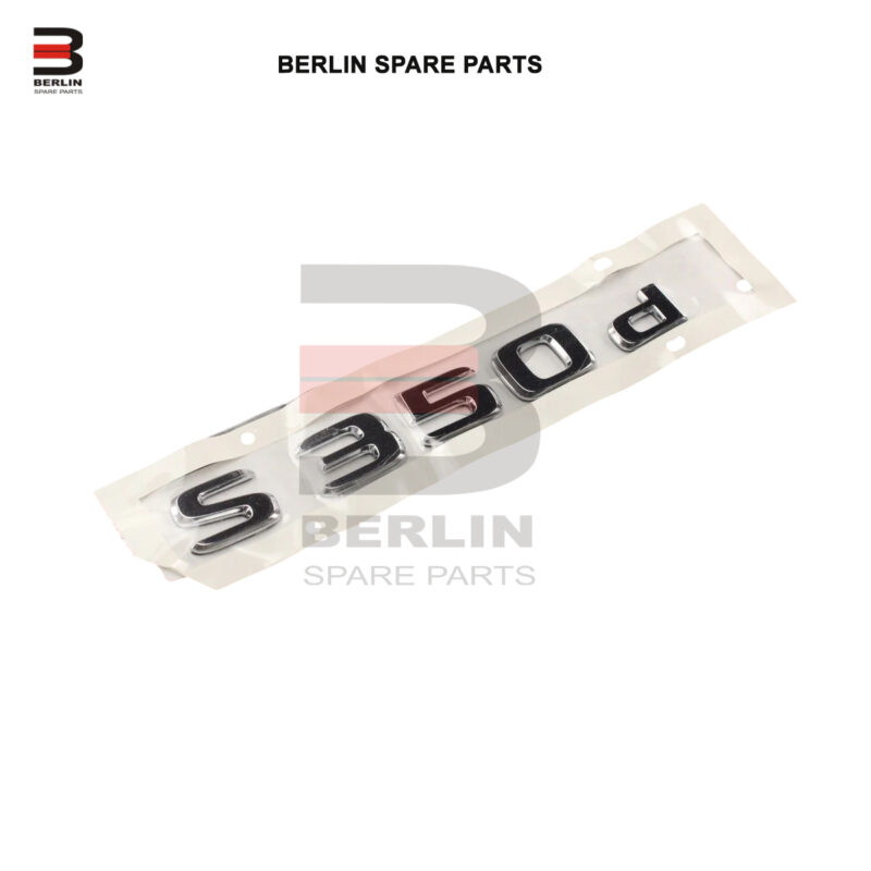 MERCEDES BENZ S CLASS W222  LEFT TRUNK LID MODEL PLATE S350d , GENUINE , 2228176100