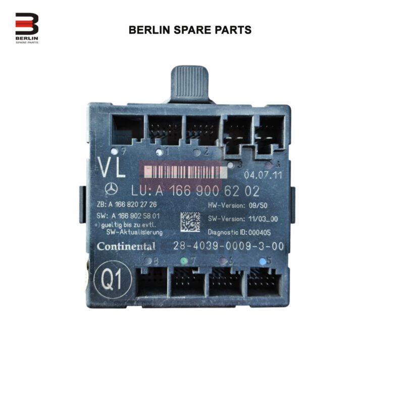 MERCEDES-BENZ ML CLASS  W166  DOOR CONTROL MODULE, USED PARTS, 1669006202
