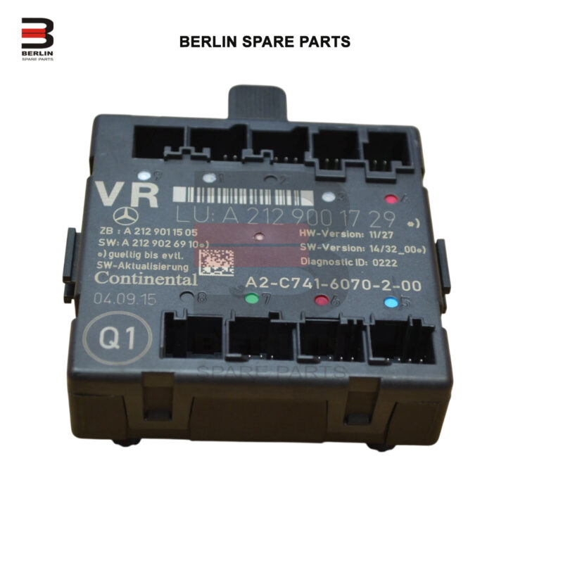 MERCEDES-BENZ E CLASS  W212  DOOR CONTROL MODULE, USED PARTS, 2129001729