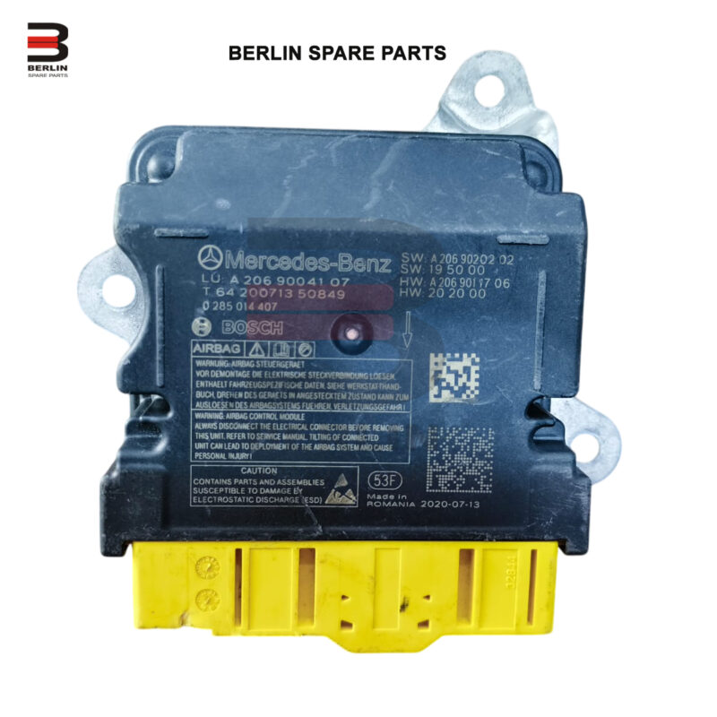 MERCEDES-BENZ C CLASS  W206  AIR BAG CONTROL UNIT, ATC, 2069004107