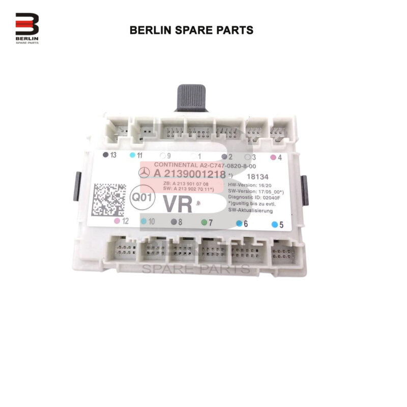 MERCEDES-BENZ E CLASS  W213  DOOR CONTROL MODULE, USED PARTS, 2139001218