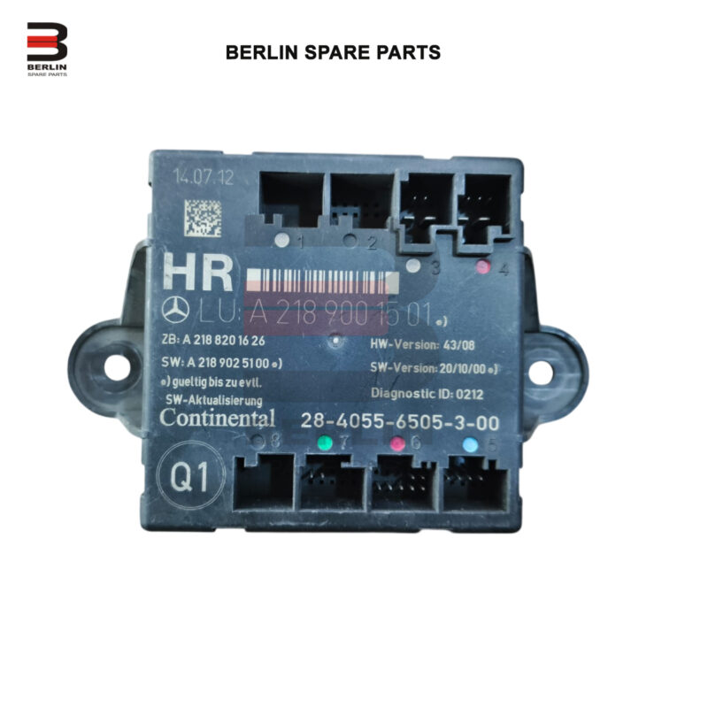 MERCEDES-BENZ E CLASS  W212  DOOR CONTROL MODULE, USED PARTS, 2189001501