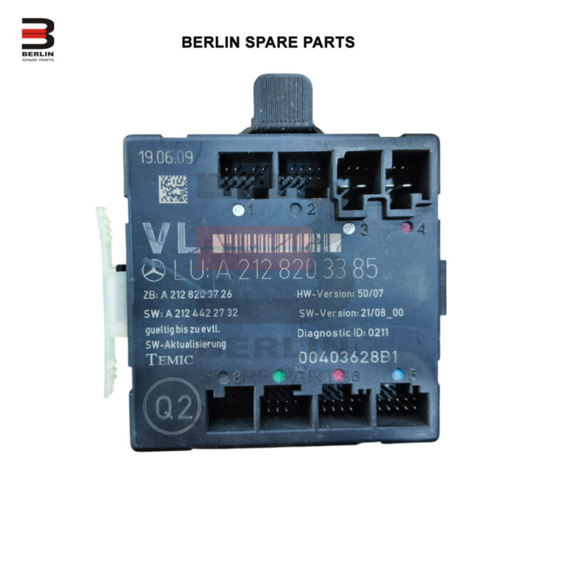 MERCEDES-BENZ E CLASS  W212  DOOR CONTROL MODULE, USED PARTS, 2128203385