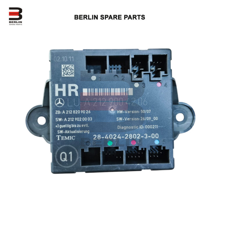 MERCEDES-BENZ C CLASS  W204  DOOR CONTROL MODULE, USED PARTS, 2129004206