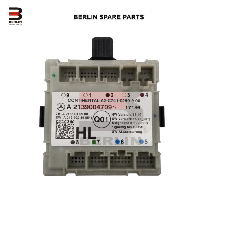 MERCEDES-BENZ E CLASS  W213  DOOR CONTROL MODULE, USED PARTS, 2139004709