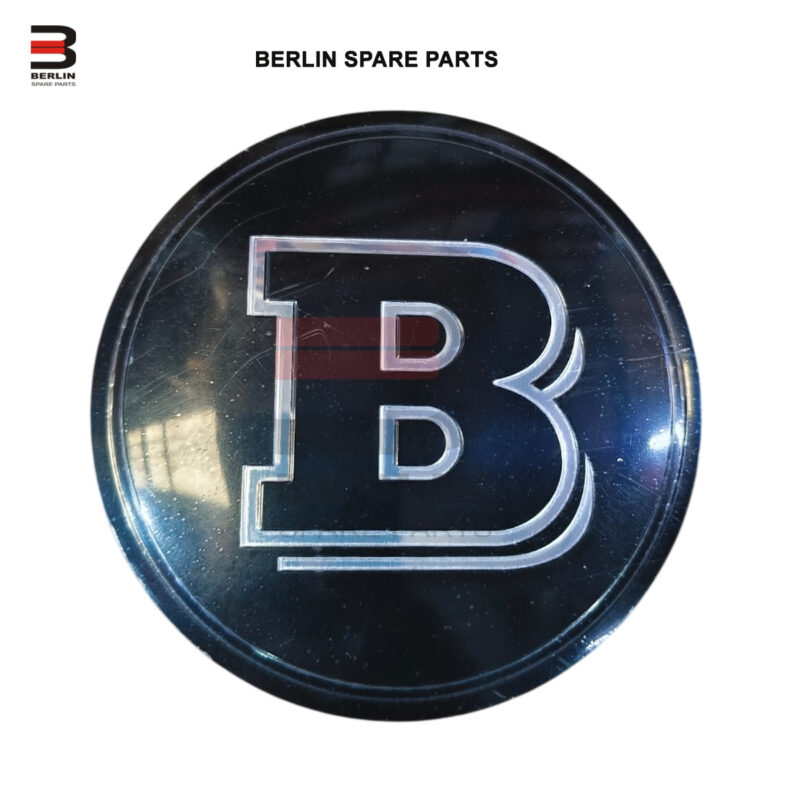 MERCEDES WHEEL CAP LOGO BRABUS  BLACK