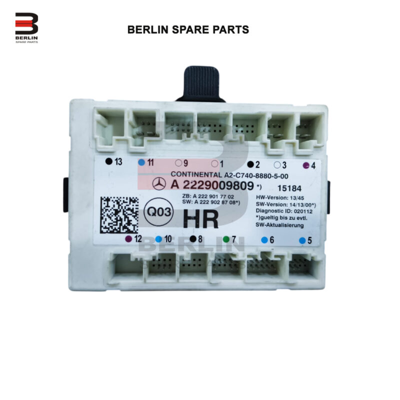 MERCEDES-BENZ E CLASS COUPE C238  DOOR CONTROL MODULE, USED PARTS, 2229009809