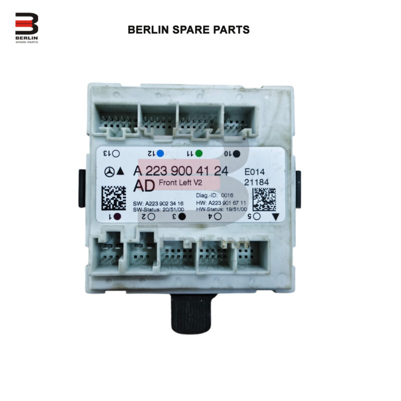 MERCEDES-BENZ S CLASS  W222  DOOR CONTROL MODULE, USED PARTS, 2239004124