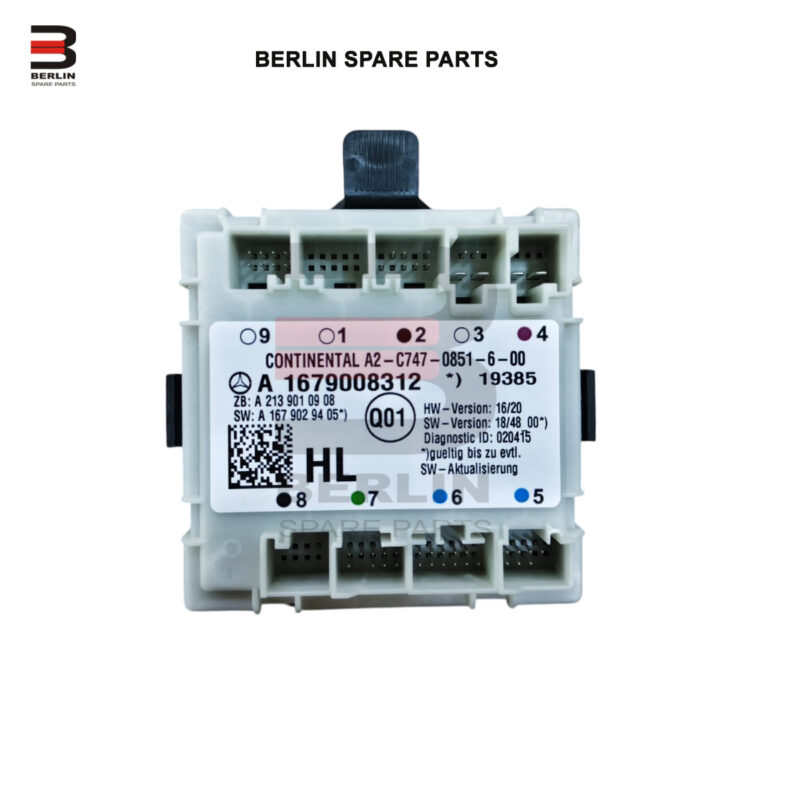 MERCEDES-BENZ GLE CLASS  W167  DOOR CONTROL MODULE, USED PARTS, 1679008312