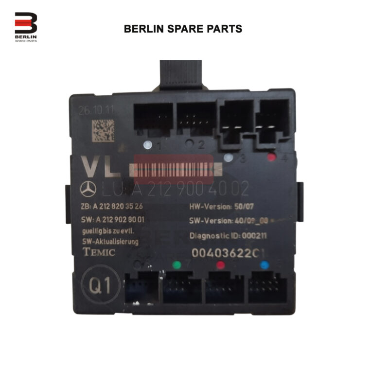 MERCEDES-BENZ C CLASS  W204  DOOR CONTROL MODULE, USED PARTS, 2129004002