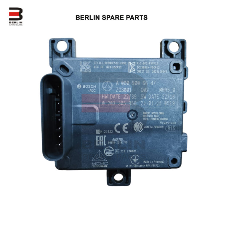 MERCEDES-BENZ C CLASS  W206  DISTRONIC RADAR SENSOR, USED PARTS, 0009006647