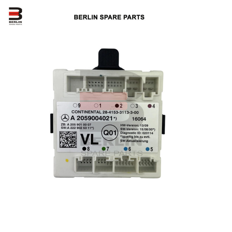 MERCEDES-BENZ C CLASS  W205  DOOR CONTROL MODULE, USED PARTS, 2059004021