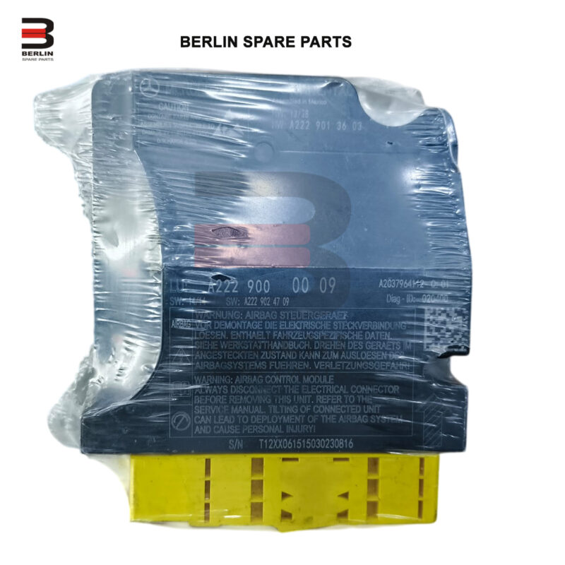 MERCEDES-BENZ S CLASS  W222  AIR BAG CONTROL UNIT, ATC, 2229000009