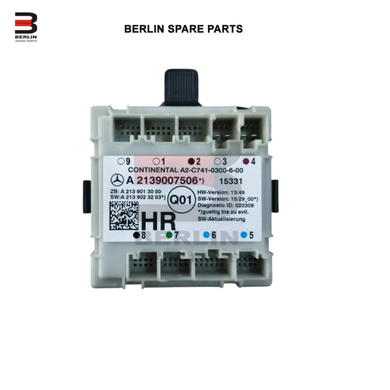MERCEDES-BENZ E CLASS  W213  DOOR CONTROL MODULE, USED PARTS,  2139007506
