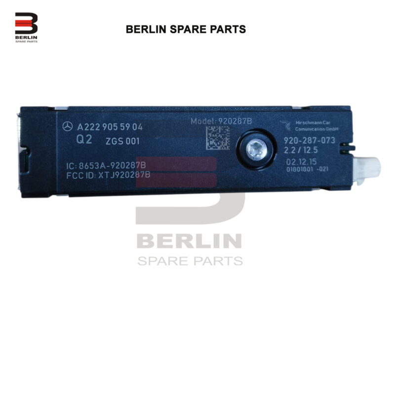 MERCEDES BENZ S CLASS W222 AERIAL ANTENNA AMPLIFIER, USED PARTS, 2229055904